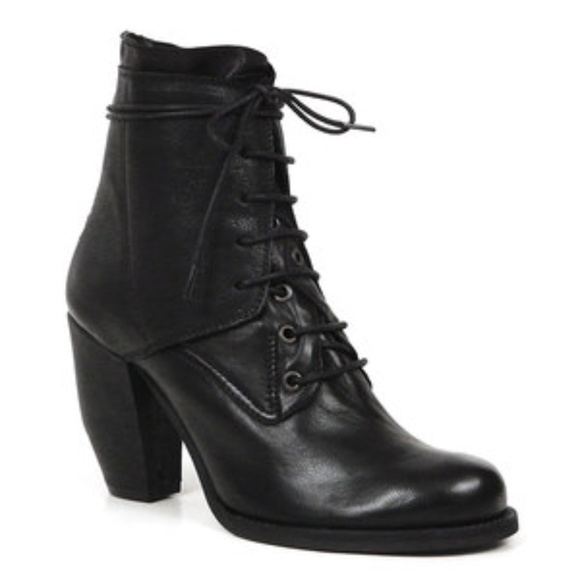 ld tuttle the weave leather double layer combat boots